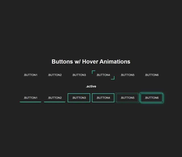 CSS Button Animations